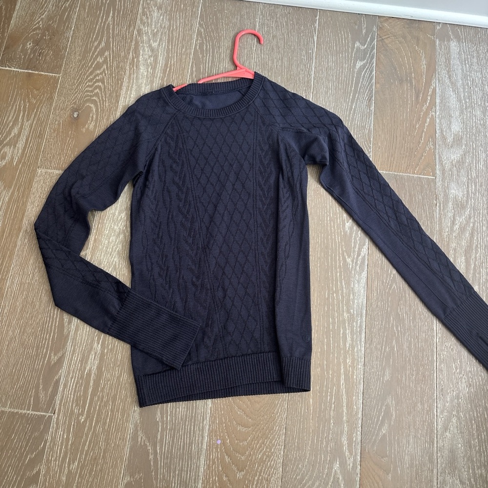 lululemon athletica Black Long Sleeve Top